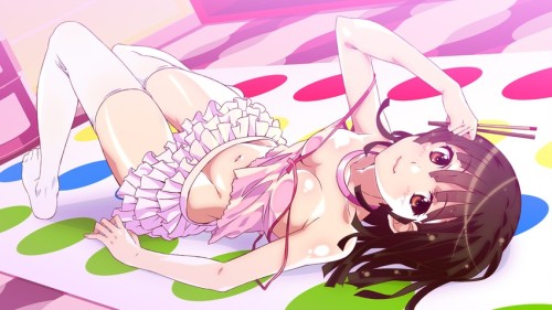 sengoku nadeko (bakemonogatari, monogatari (series), and twister) drawn by mizuki makoto - Danbooru