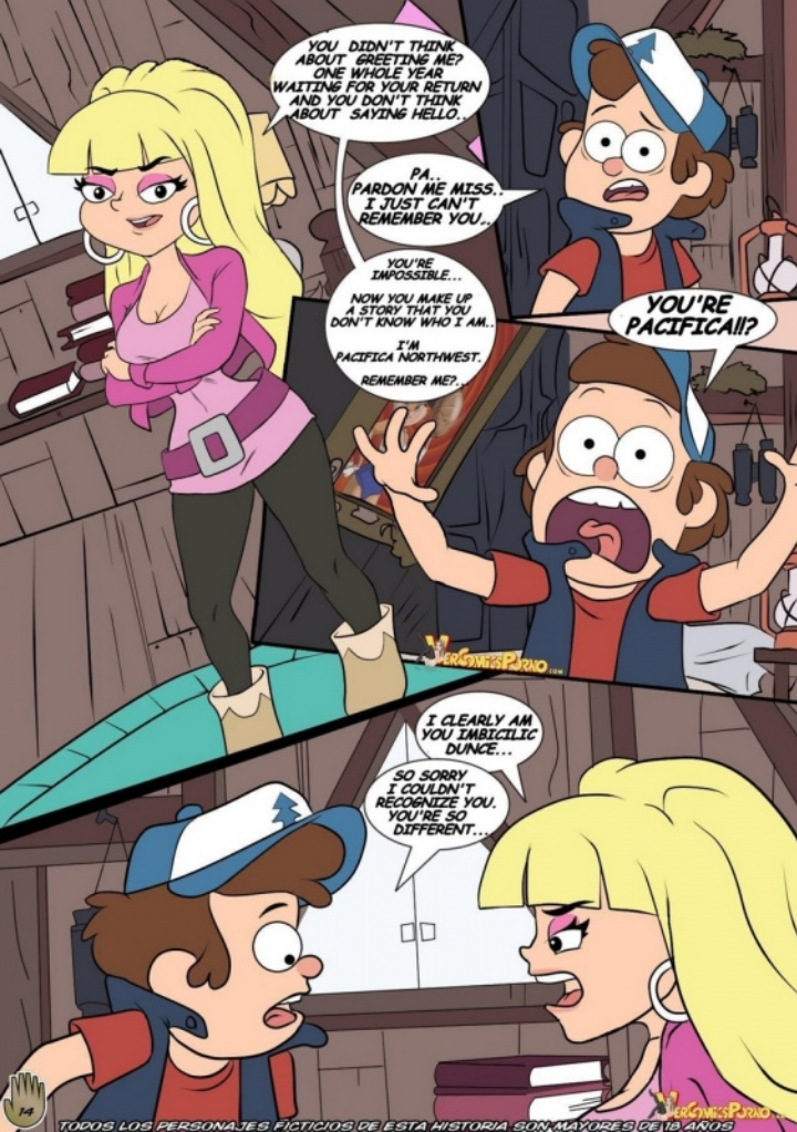 hentai-doujinshi-art:Gravity Falls doujinshi, One summer of pleasure; Part 2/4