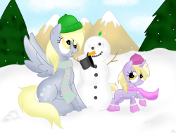 paperderp:  We made a new friend by ~Paulyena  D'aww :3
