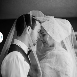 ahmedwong:Deah and Yusor haven’t seen this photo yet. The professional wedding photos were due this week. They have only been married for 6 weeks. May Allah swt reunite them in Janat Alfirdaws. #ChapelHillShooting