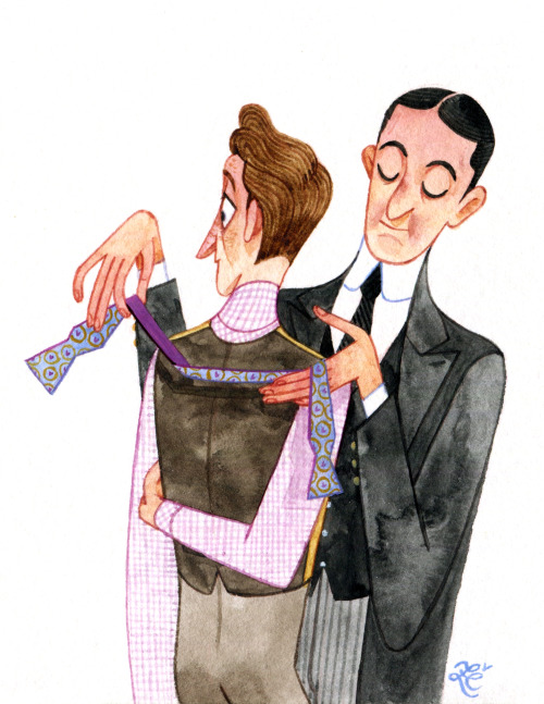 s-u-w-i: Just realized I’ve never posted this here, eh Jeeves &amp; Wooster art trade with