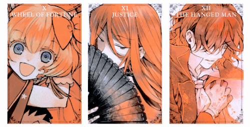 noctiscxelum:The major arcana tarot cards: Pandora Hearts edition (Insp.) ↳ Meanings
