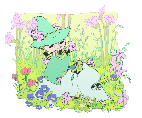 doggables:“Good old Moomintroll,” Snufkin thought with sudden devotion. “We’