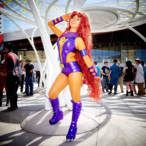 Day 12- favorite character I have cosplayed. Hands down Starfire is my favorite! I got into the Teen