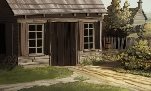 ncrossanimation: Some backgrounds I designed and painted for Over the Garden Wall - Chapter 2 &ldquo
