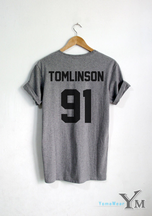 Tomlinson 91 Louis Tomlinson shirt Hipster tshirt tumblr Unisex Women,Men shirts Clothing funny t sh