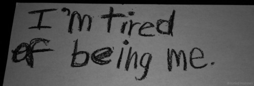 I hate myself