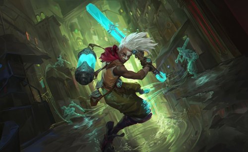 Ekko, the Boy Who Shattered Time - Wild Rift Promo Art