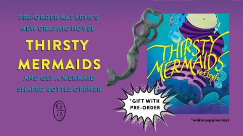 Yoooo I have a new graphic novel coming out next year! This one’s for ADULTS y’all!You can pre-order here! #my art#thirsty mermaids
