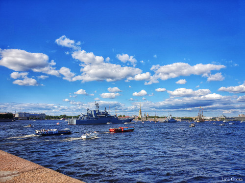 Preparations for the celebration of Navy Day ⚓Russia celebrates Navy Day with a 2-hour fleet review 