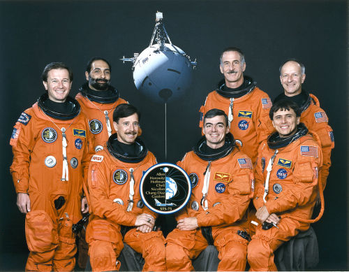 STS-75 crew portrait