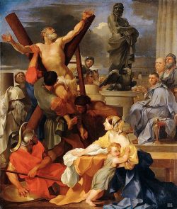 hadrian6:  The Martyrdom of Saint Andrew. 1645-48. Sebastien Buordon. French. 1616-1671. oil on canvas.  http://hadrian6.tumblr.com 