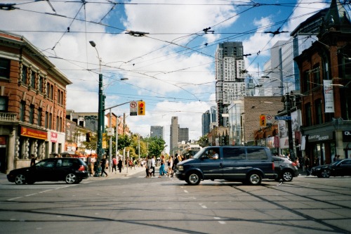 Downtown Toronto from the car.Ontario, CAN.September ‘16