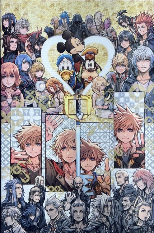 demifiendrsa:  Kingdom Hearts 20th anniversary illustration by Tetsuya Nomura