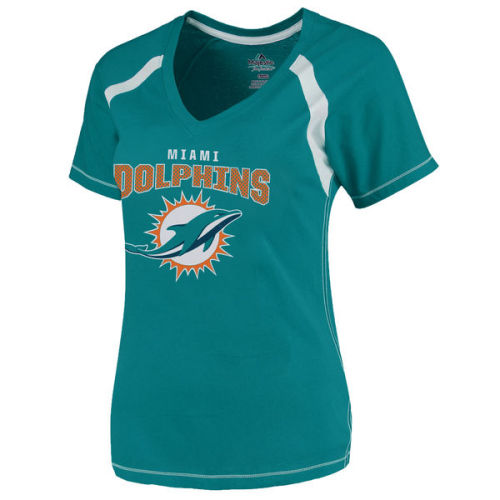 Miami Dolphins V-neck T-shirt