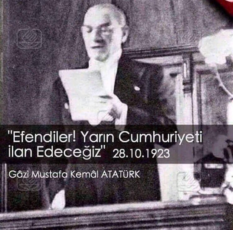 - Efendiler! yarın...