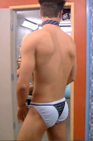 Drew in a thong