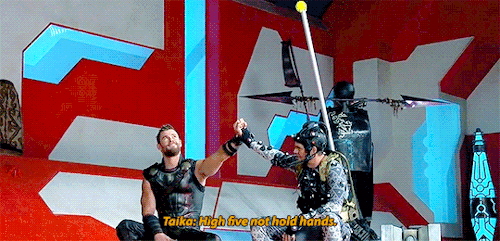 shinysoroka:emmestones:Chris Hemsworth and Mark Ruffalo on the set of Thor: Ragnarok (x)This is the 