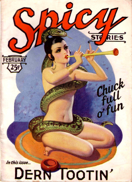 Enoch Bolles (1883-1976) cover, “Spicy Stories”, Feb. 1930