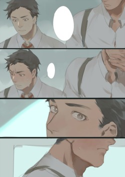 yaoi-blcd:  Xuezhang(upperclassman) X Qin Xiong fanart by @波心王理查  Please do not repost without proper credit to the artist