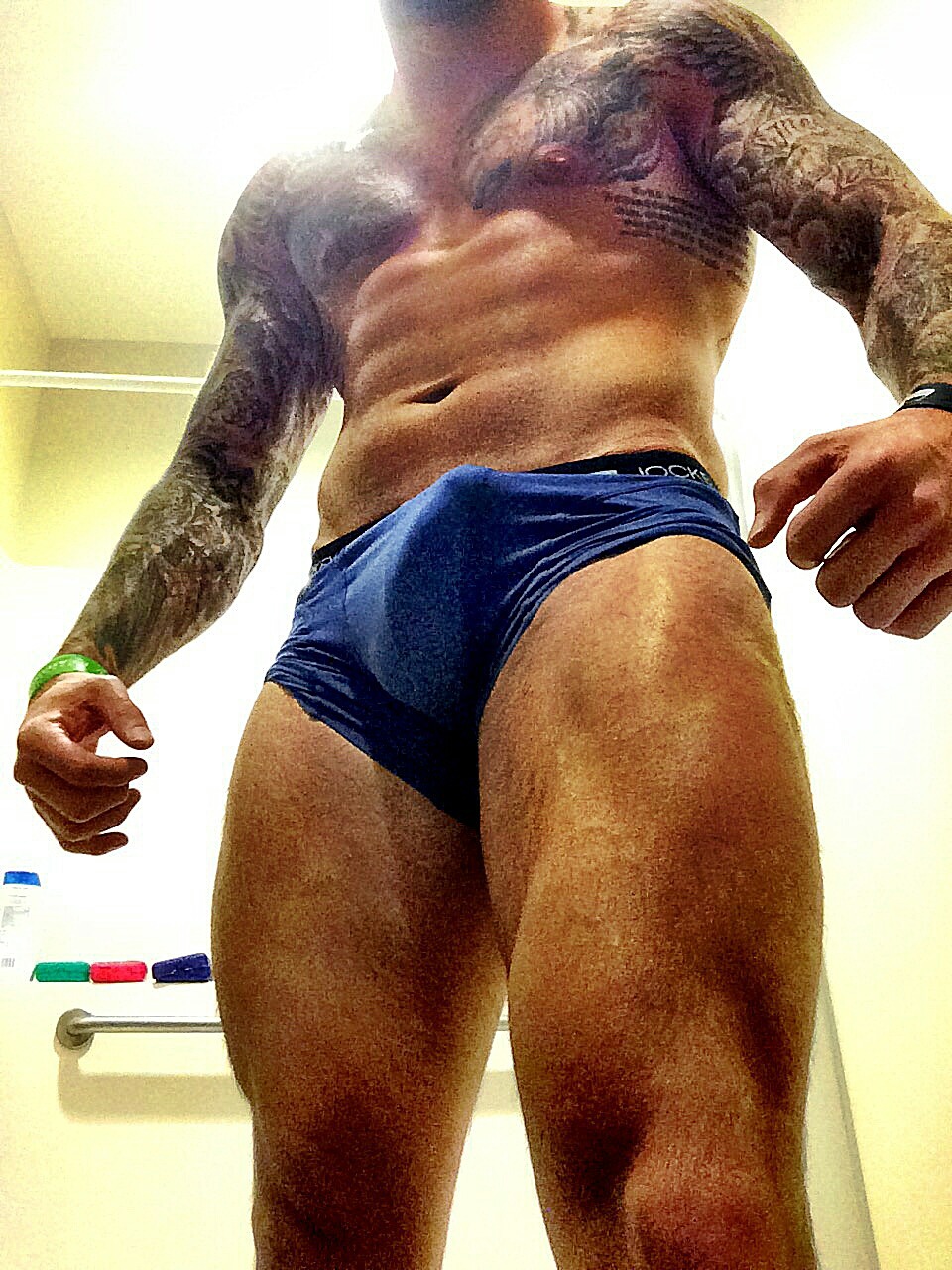 brainjock:  Inked Studs All Day!  This muscle stud is from Eugene, Oregon and was