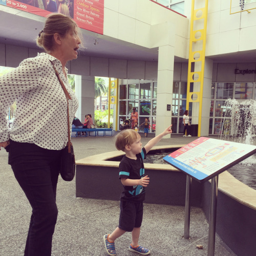 Waylon took grandma and I to the Museum of Science and Discovey last week. He was great at showing u