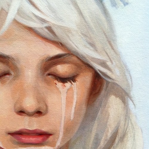 artforadults:  “Tears of the Saints” for Last Rites Gallery’s new by chrystal