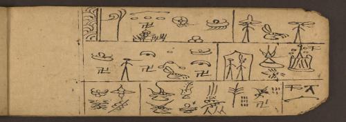 Let the procession begin with LJS 197, fols. 1r-3r.LJS 197 contains a series of pictographs with eac