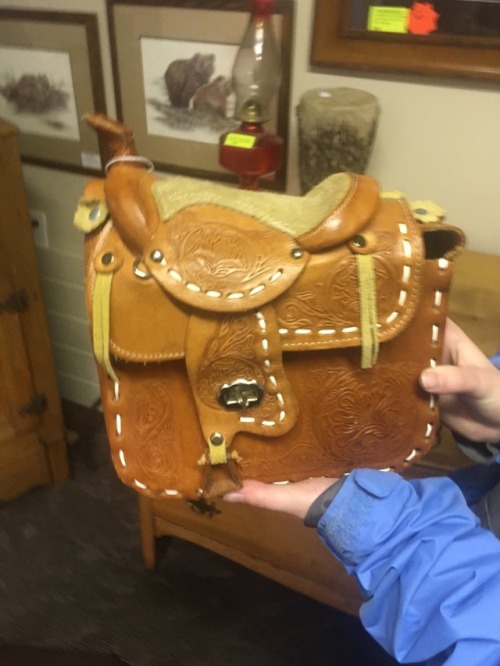 shiftythrifting:Cabbage bowl, “saddle bag” and a $50 crate of old Alberta license plates. At a small
