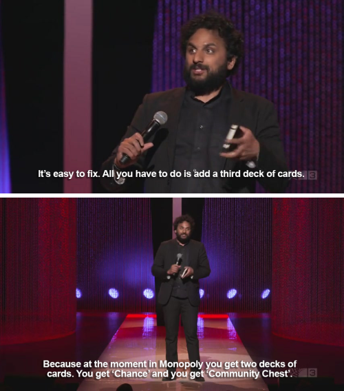 xenoqueer:sandandglass:Nish Kumar, NZ International Comedy Gala 2016My absolute favourite thing abou