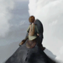 deforrestkelley:Hiccup and Toothless → Flying