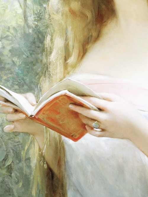 die-rosastrasse: Girls &amp; Books  I., IV. Léon François Comerre (French, 1