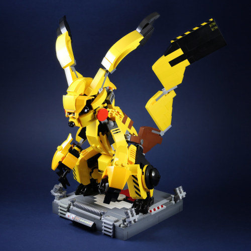 pimpmybricks:  Pikachu mecha by LEGO 7 https://flic.kr/p/WfGdMj