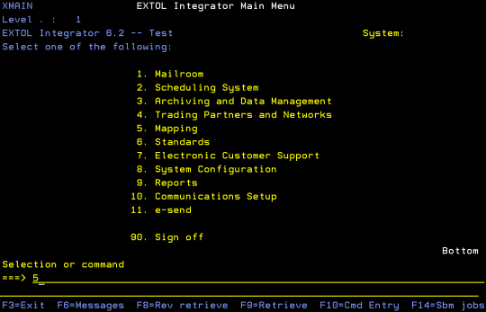 cleo extol integrator main menu mapping long constant