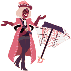 meepmorps:  i got artblock halfway thru this (i’ll draw a real pic of it later) but i wanted to try my hand at sardonyx in the buddy’s book era! aka fancy pirate sardonyx