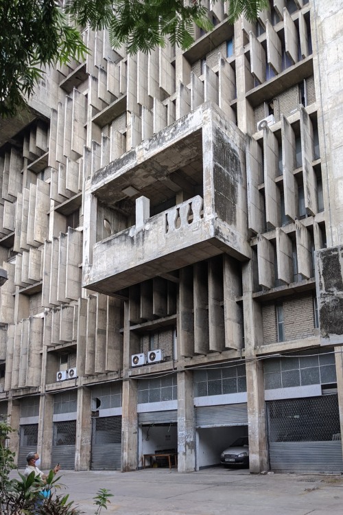 BSNL building, Hyderabad, Jeet Malhotra, 1974. Pictures by Ramachandra Reddy.