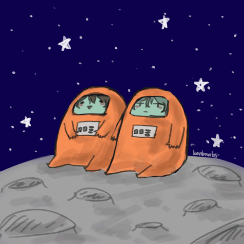 bonbombs:marshmallow boyfriends on the moon