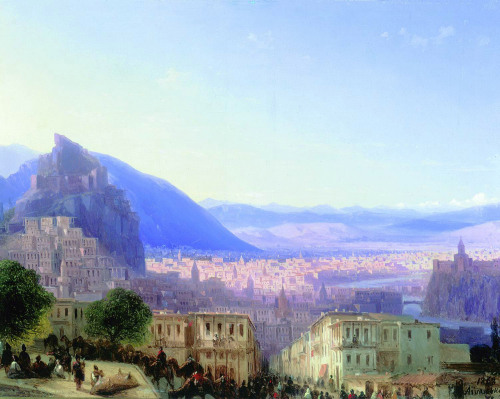 View of Tiflis from Seid-Abaz by Ivan Aivazovsky - 1868 - Art Museum of Georgia [1502 x 1200]