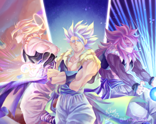 Gogeta day illustration