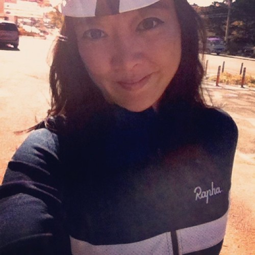 allisonrhee: In brevet jersey of #Rapha