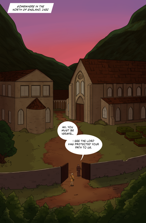 This is the first four pages of The Scholar, a 41 page (full color!!) romantic comedy (18+) that is 