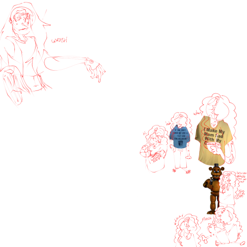 These Were My First Ever Sketches Of Wrath 03, Never Finished Them Lmao. I Couldn't Get His Face Right,