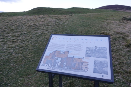 Castlelaw Iron Age Hillfort, Edinburgh, Scotland, 11.11.17.A large Iron Age Hillfort site which once