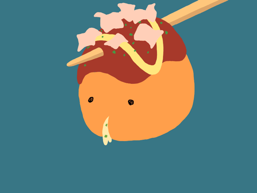nihongo:    初詣に行ったら、タコ焼きだよね。