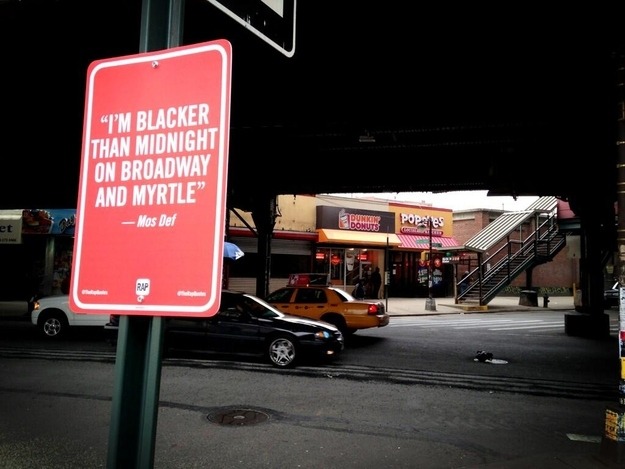 buzzfeedmusic:  These hip hop lyric sign posts need to stay up forever.  