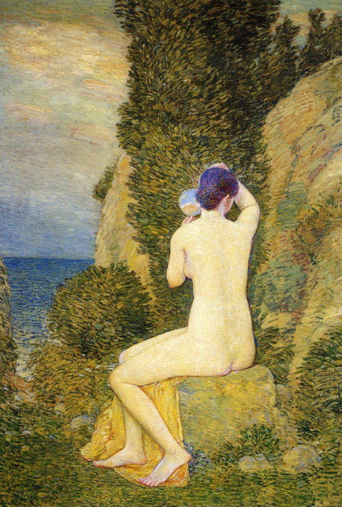 childe-hassam: Aphrodite, Appledore, Childe Hassam www.wikiart.org/en/childe-hassam/aphrodit