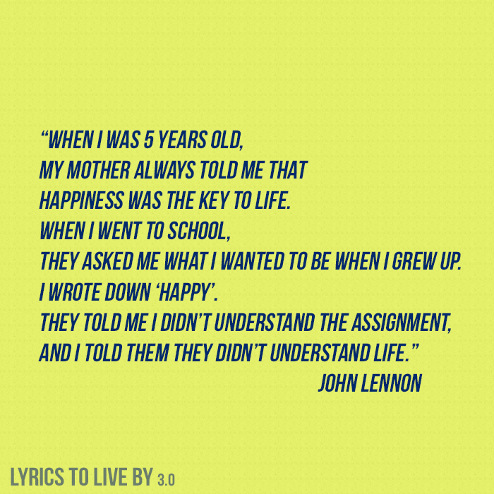 Starting Over ~ John Lennon  Lyrics to live by, Favorite lyrics, Song  lyrics