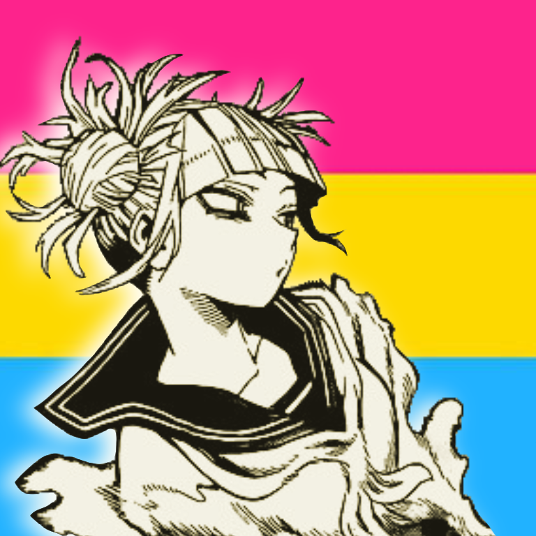 MHA Icons - Can I request a gender-fluid or pan flag Toga...