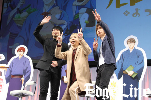 sugar-camus: Maeno Tomoaki at Anime Japan 23/3 for “Rokuhoudou Yotsuiro Biyori“ anime (Souce: 1,2,3)