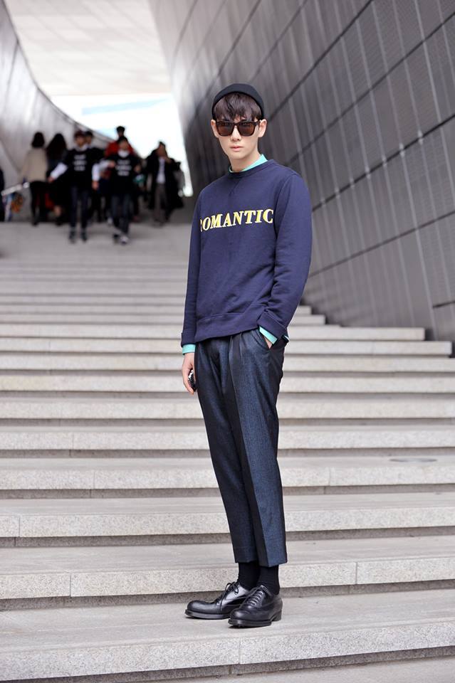 koreanmodel:  Streetstyle: Kim Kibeom shot by Choi Seungjum at Seoul Fashion Week